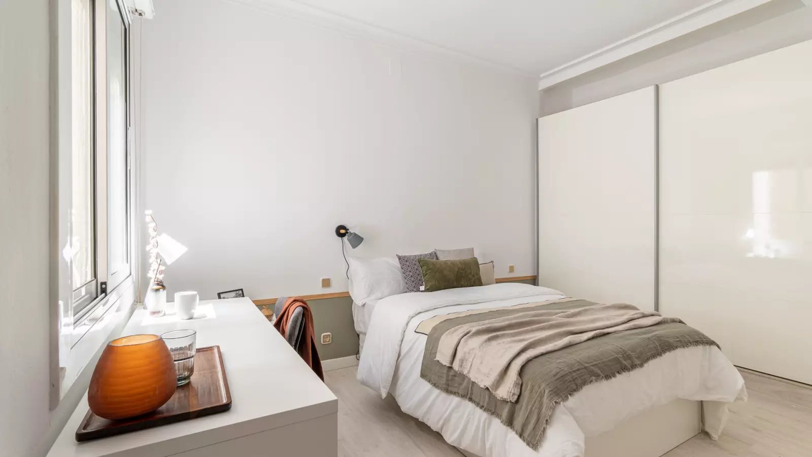 Habitación amueblada en piso compartido de 7 personas en Sarrià–Sant Gervasi · 2