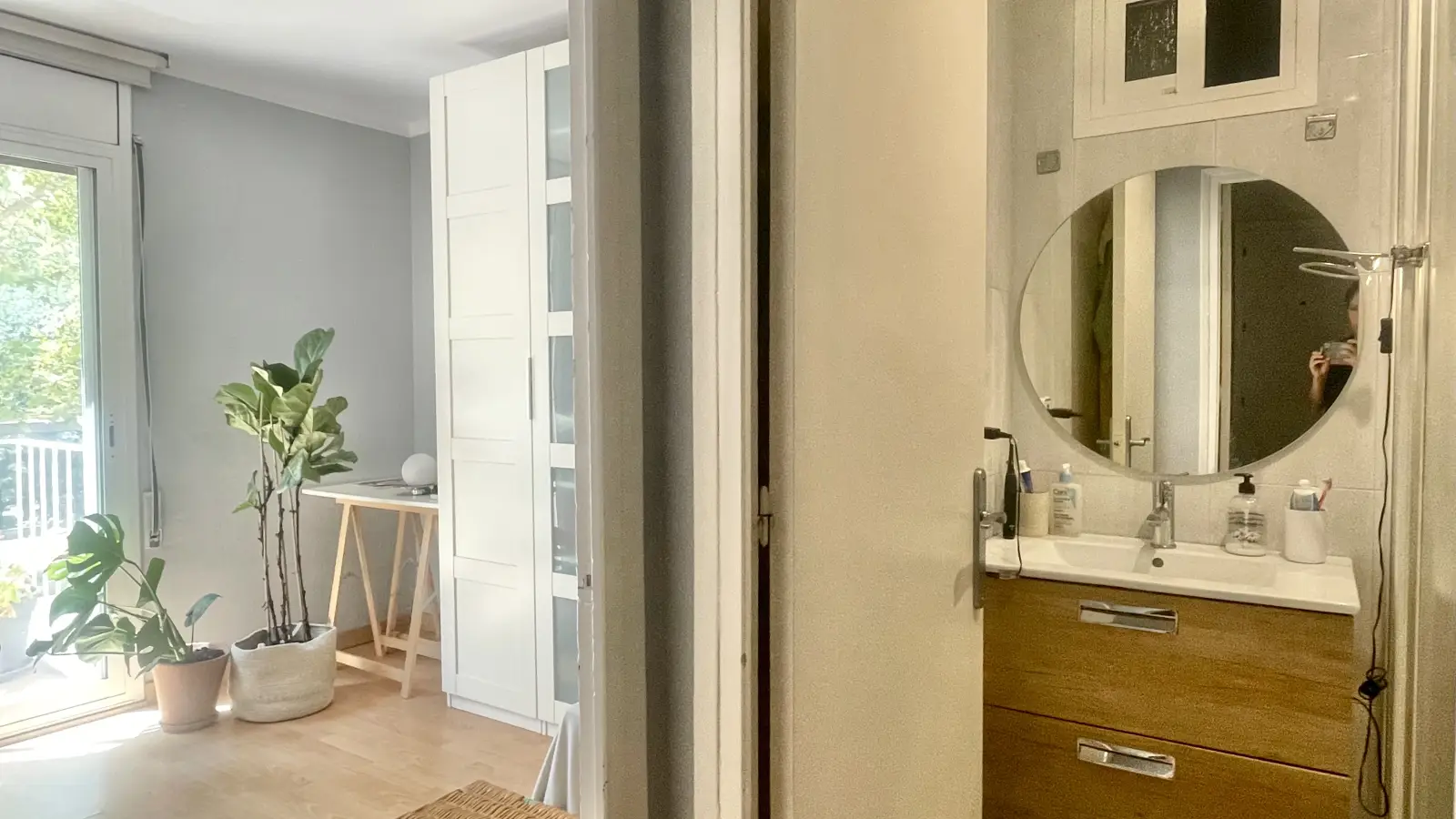 Furnished room in a shared flat in Sant Martí · 4