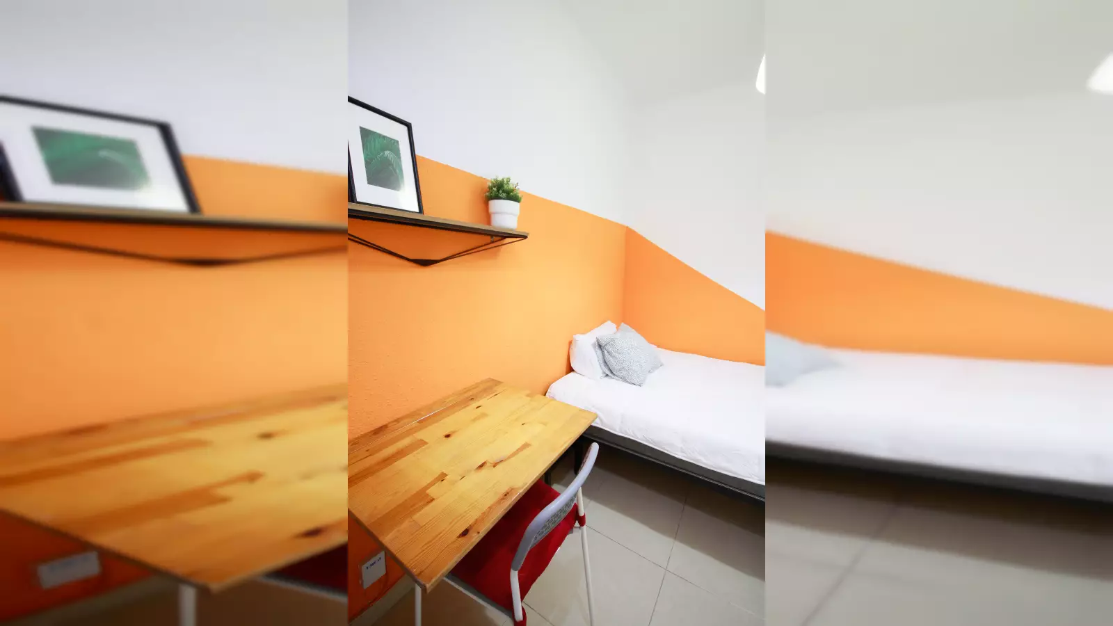 Furnished room in a shared flat in Sants-Montjuïc · 4