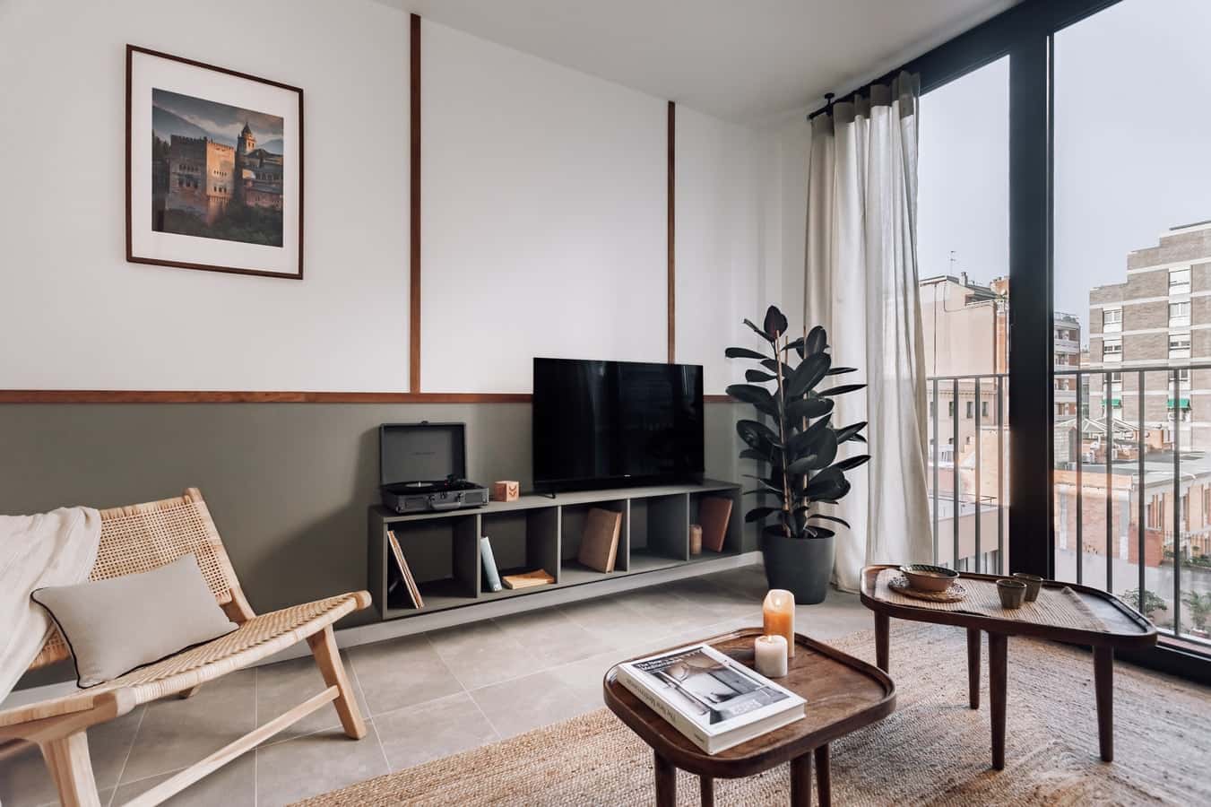 Furnished 2-bedroom flat in Eixample, 58 m² · 2