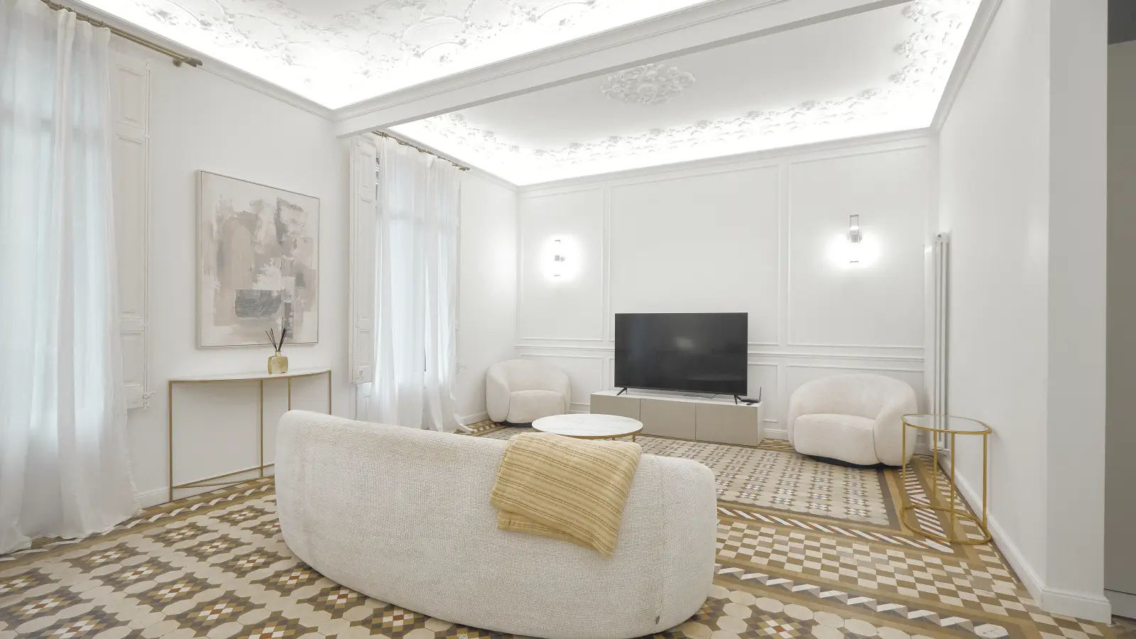 Furnished 3-bedroom flat in Eixample, 140 m² · 2