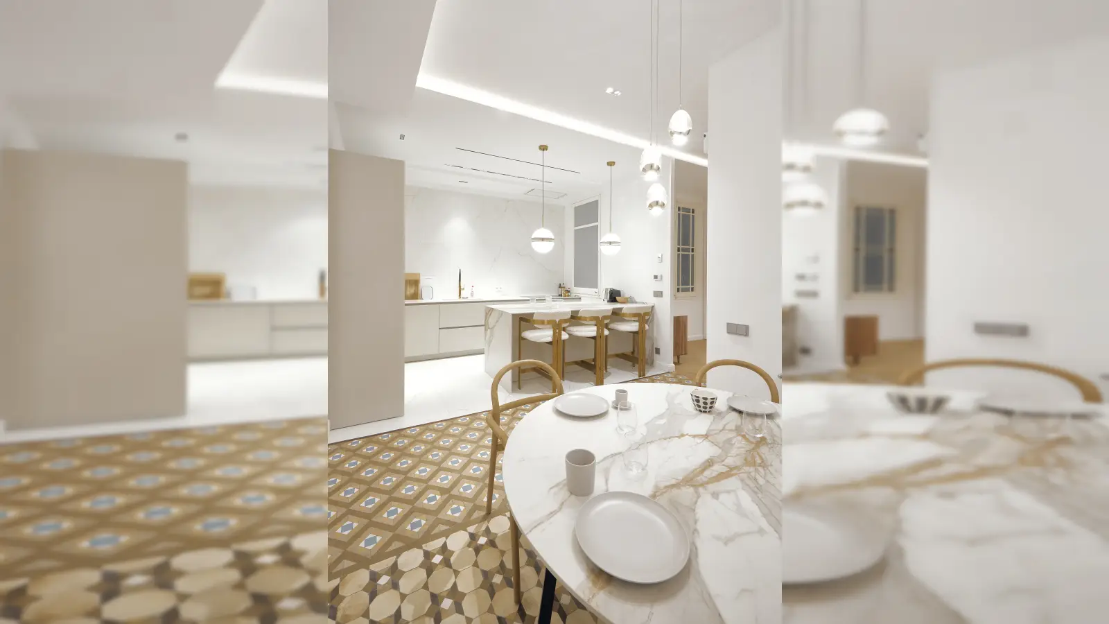 Furnished 3-bedroom flat in Eixample, 140 m² · 4