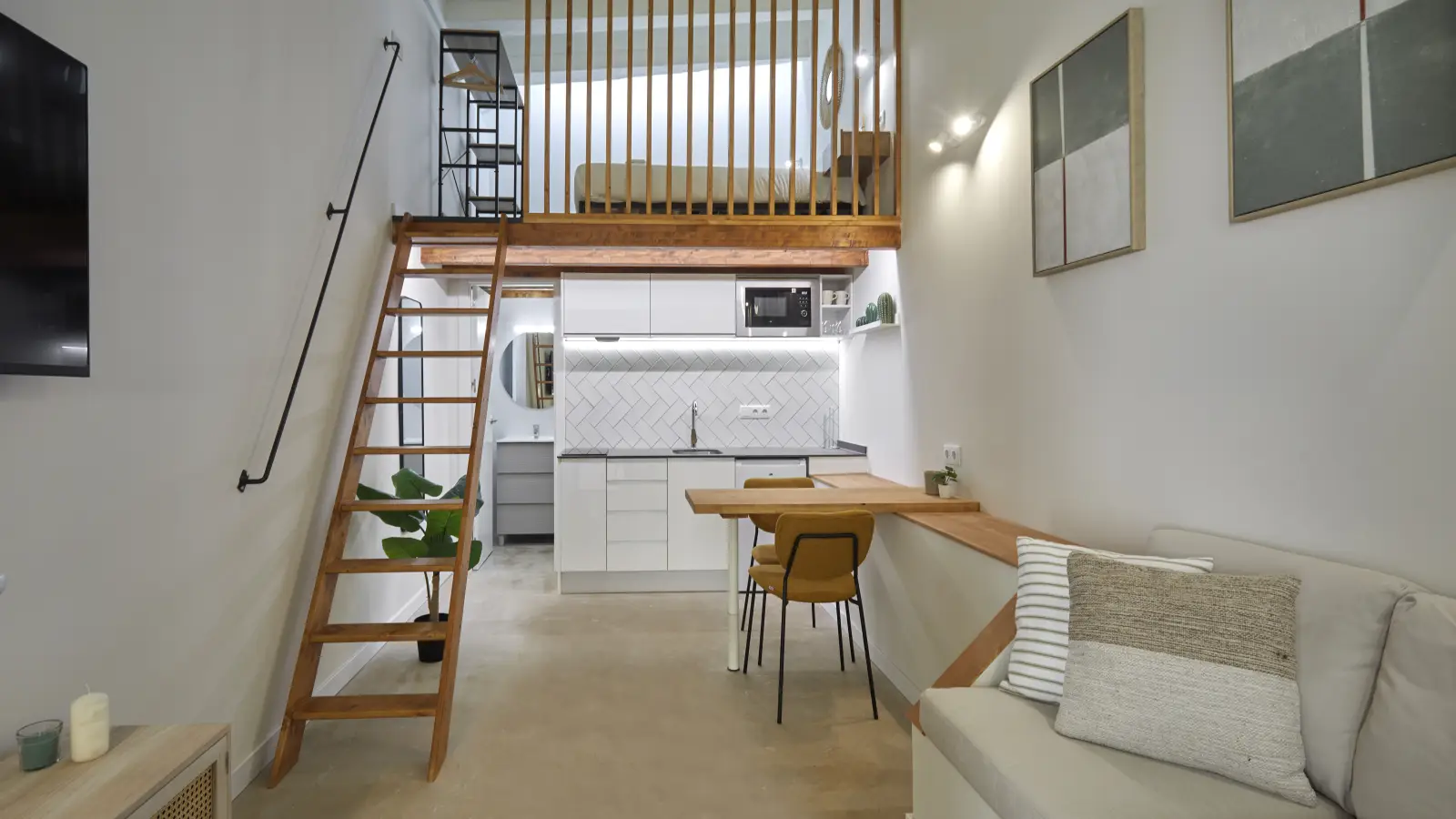 Furnished 1-bedroom flat in Eixample, 20 m² · 4