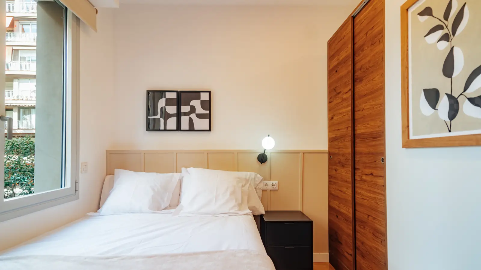 Habitación amueblada en piso compartido en Sarrià–Sant Gervasi · 2
