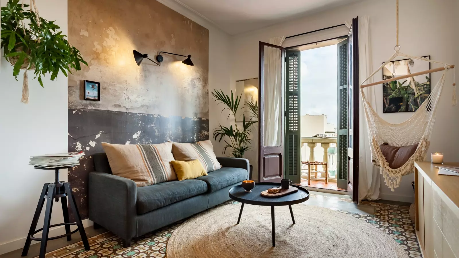 Piso de 1 dormitorio amueblado en Gràcia, 50 m² · 4