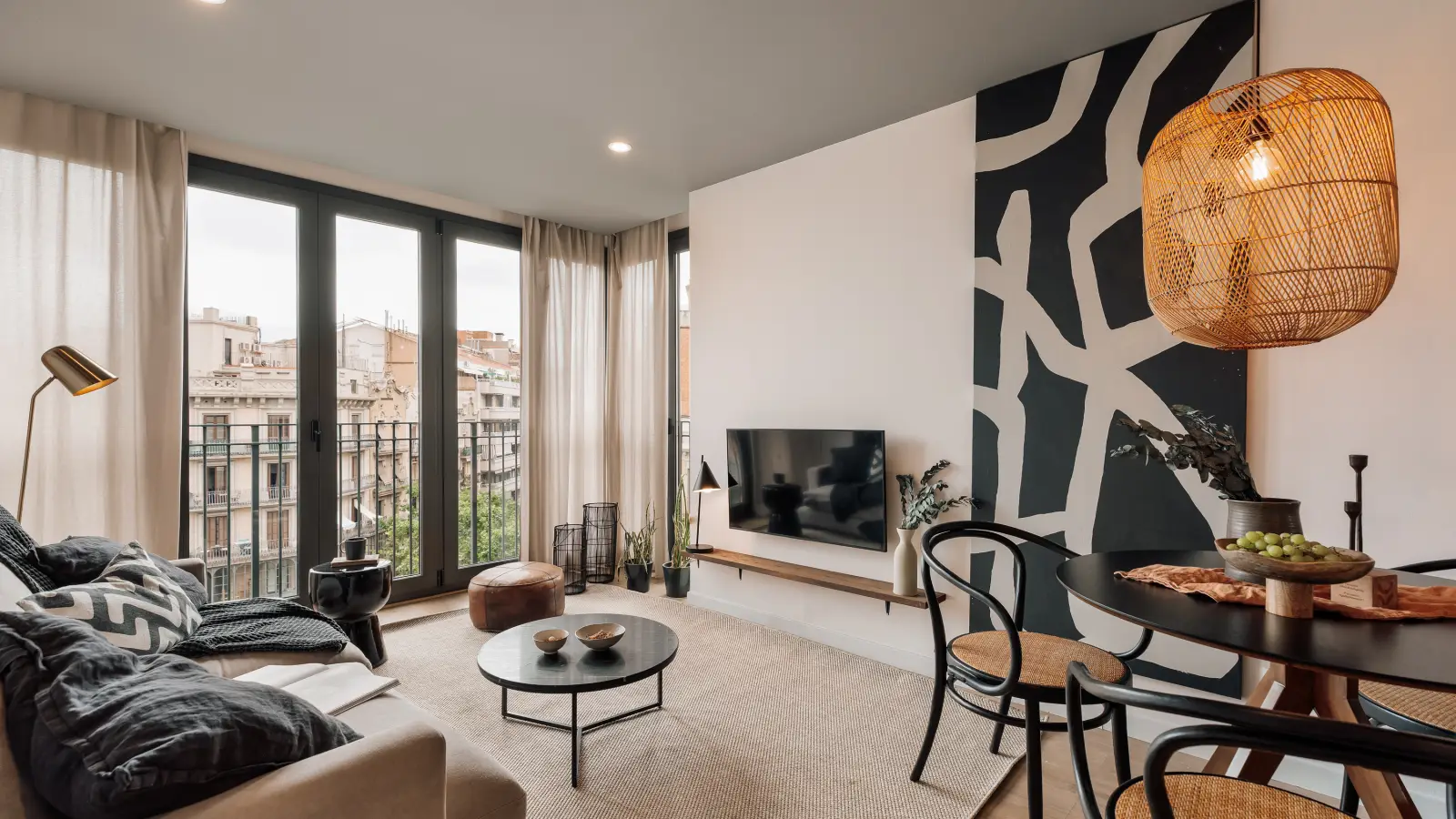 Furnished 2-bedroom flat in Eixample, 70 m² · 4