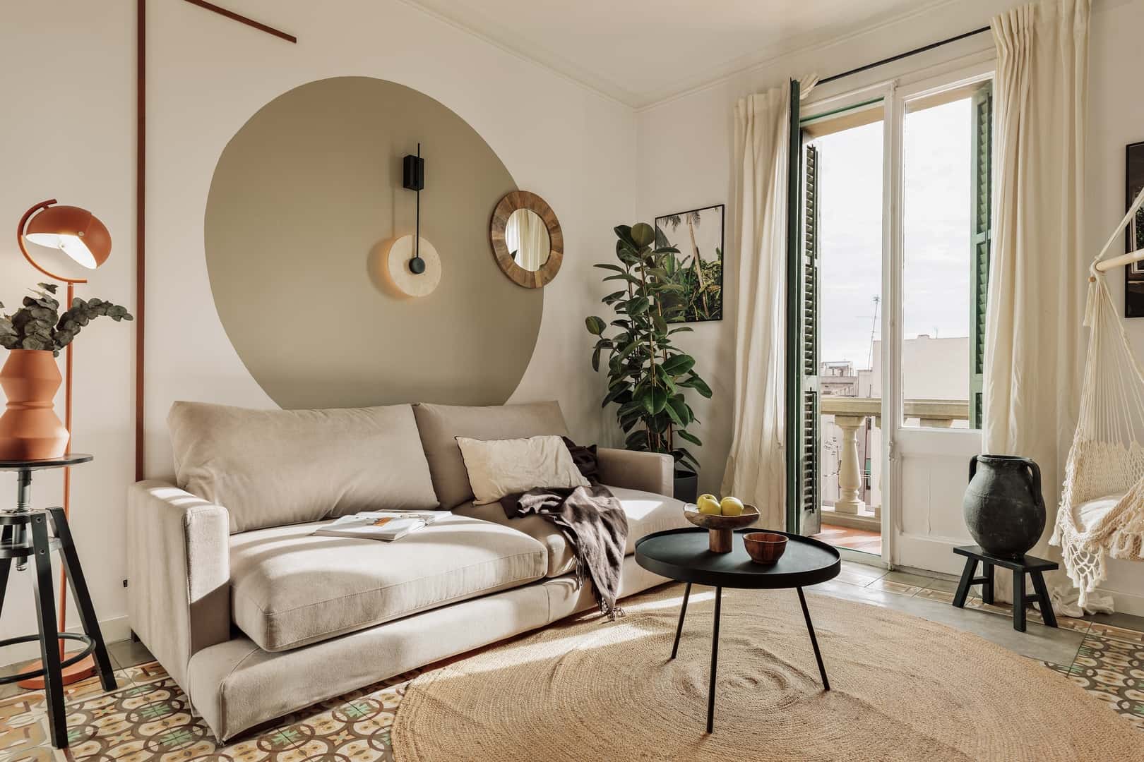 Piso de 1 dormitorio amueblado en Gràcia, 50 m² · 2