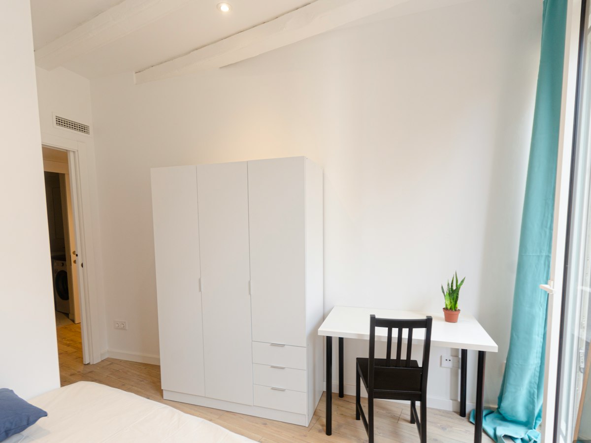 Habitación amueblada en piso compartido de 3 personas en Sants-Montjuïc · 3