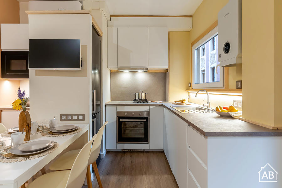 Piso de 3 dormitorios amueblado en Gràcia, 59 m² · 4