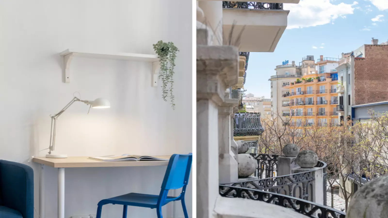 Furnished room in a 8-person shared flat in Gràcia · 2