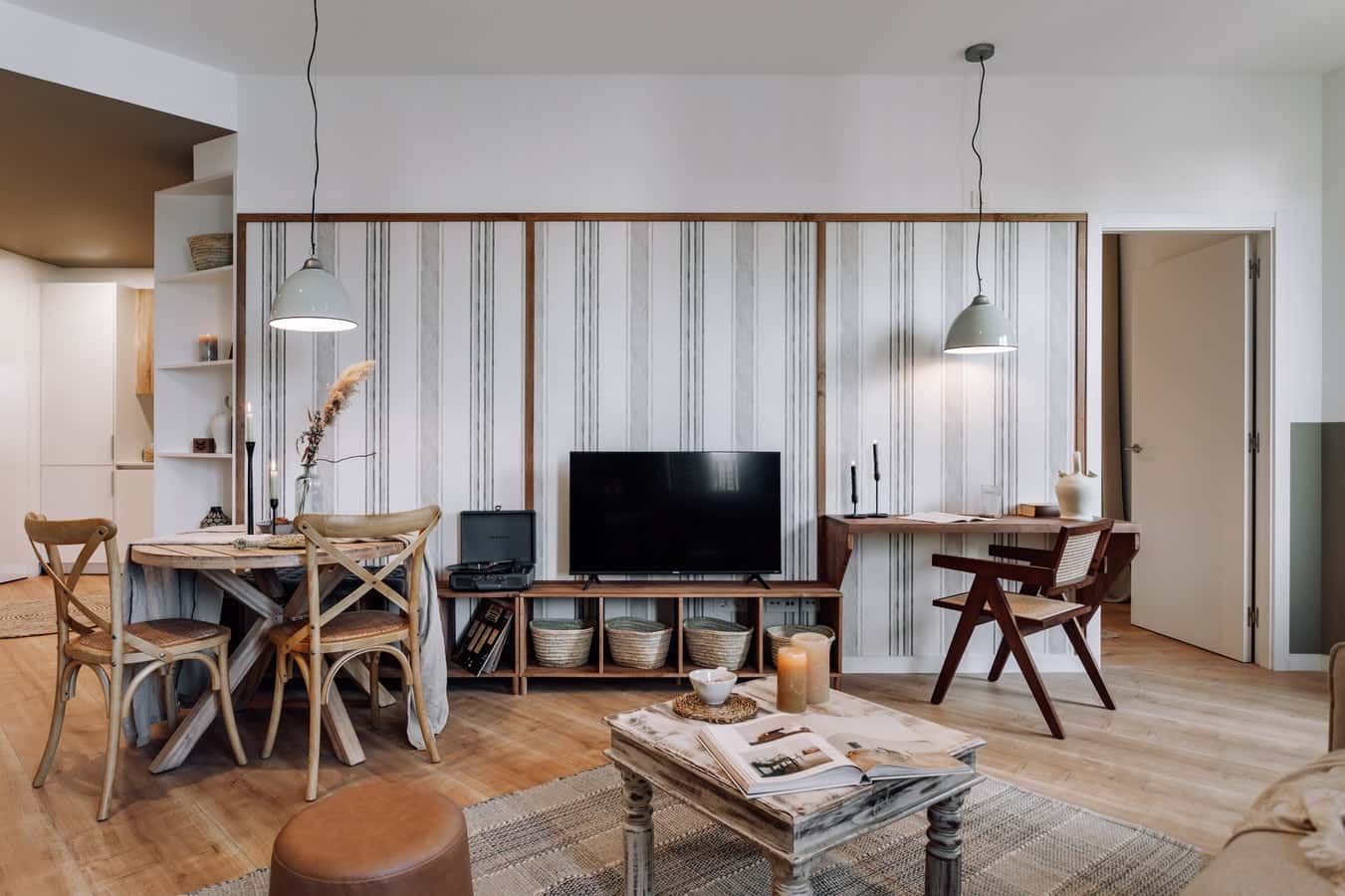 Furnished 1-bedroom flat in Eixample, 46 m² · 2