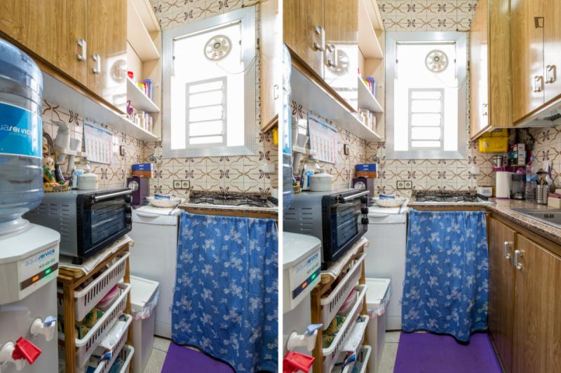 Furnished room in a 3-person shared flat in Sants-Montjuïc · 3