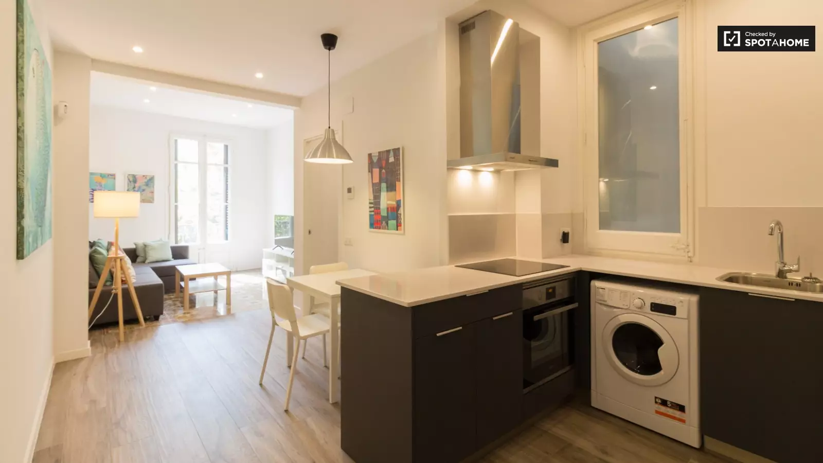 Furnished 1-bedroom flat in Les Corts, 55 m² · 3