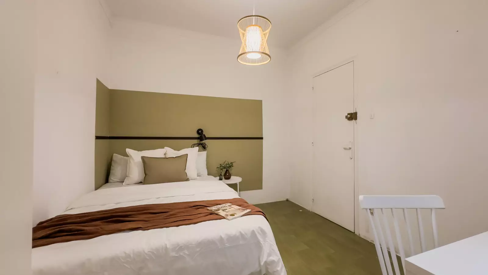 Habitación amueblada en piso compartido de 6 personas en Sarrià–Sant Gervasi · 2
