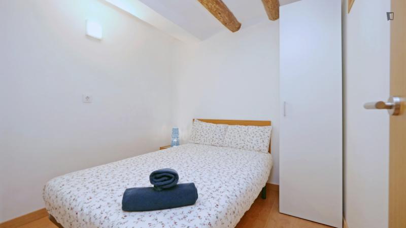 Habitación amueblada en piso compartido de 2 personas en Ciutat Vella · 2