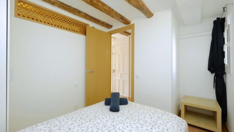 Habitación amueblada en piso compartido de 2 personas en Ciutat Vella · 3