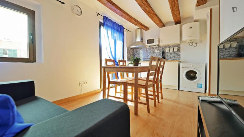 Habitación amueblada en piso compartido de 2 personas en Ciutat Vella · 4