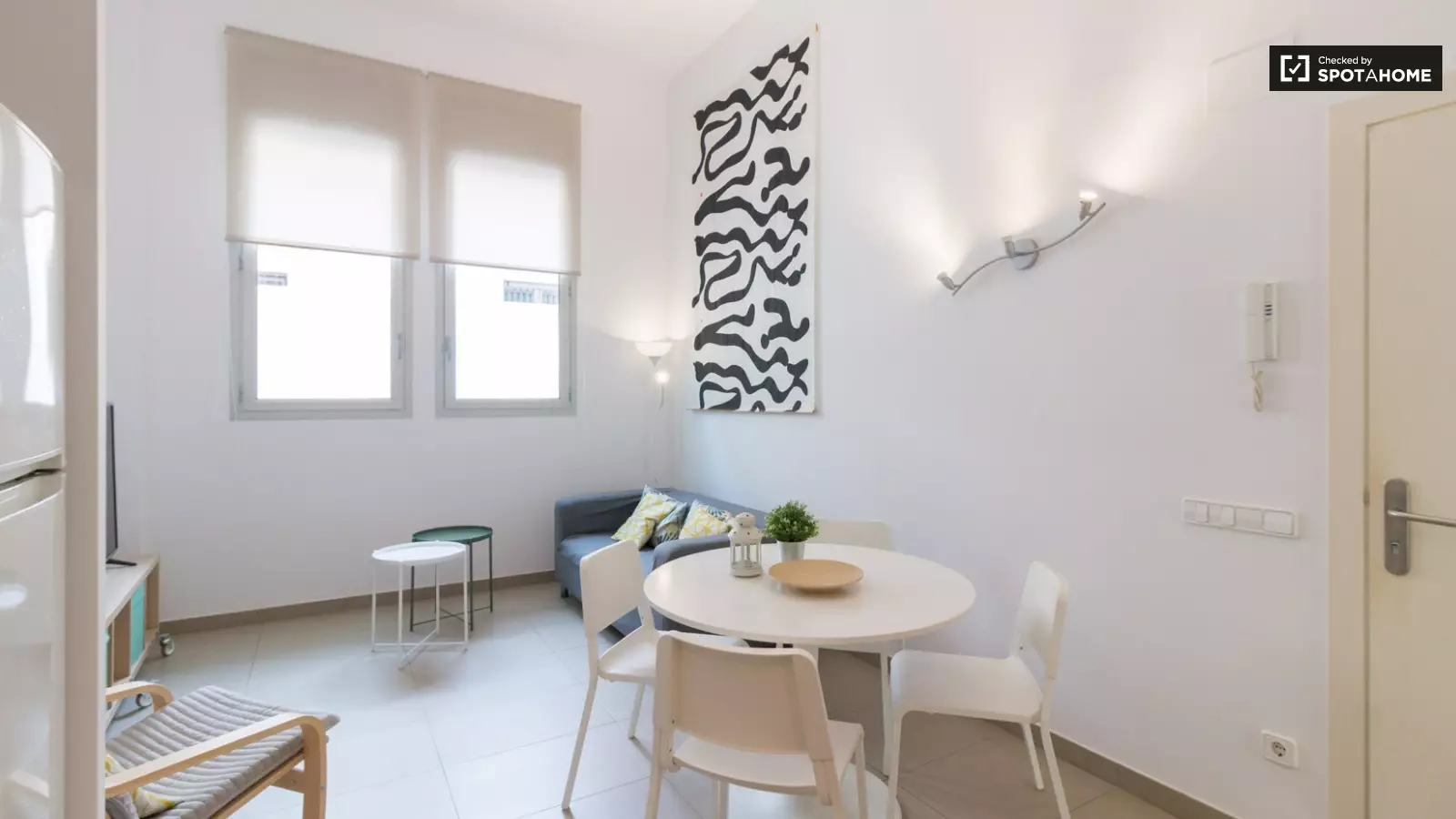 Piso de 1 dormitorio amueblado en Gràcia, 55 m² · 2